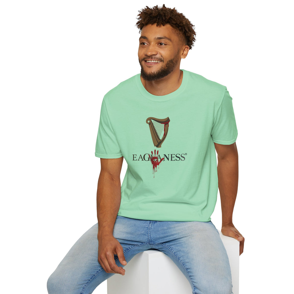 EAGLANESS 100% Cotton Unisex Softstyle T-Shirt