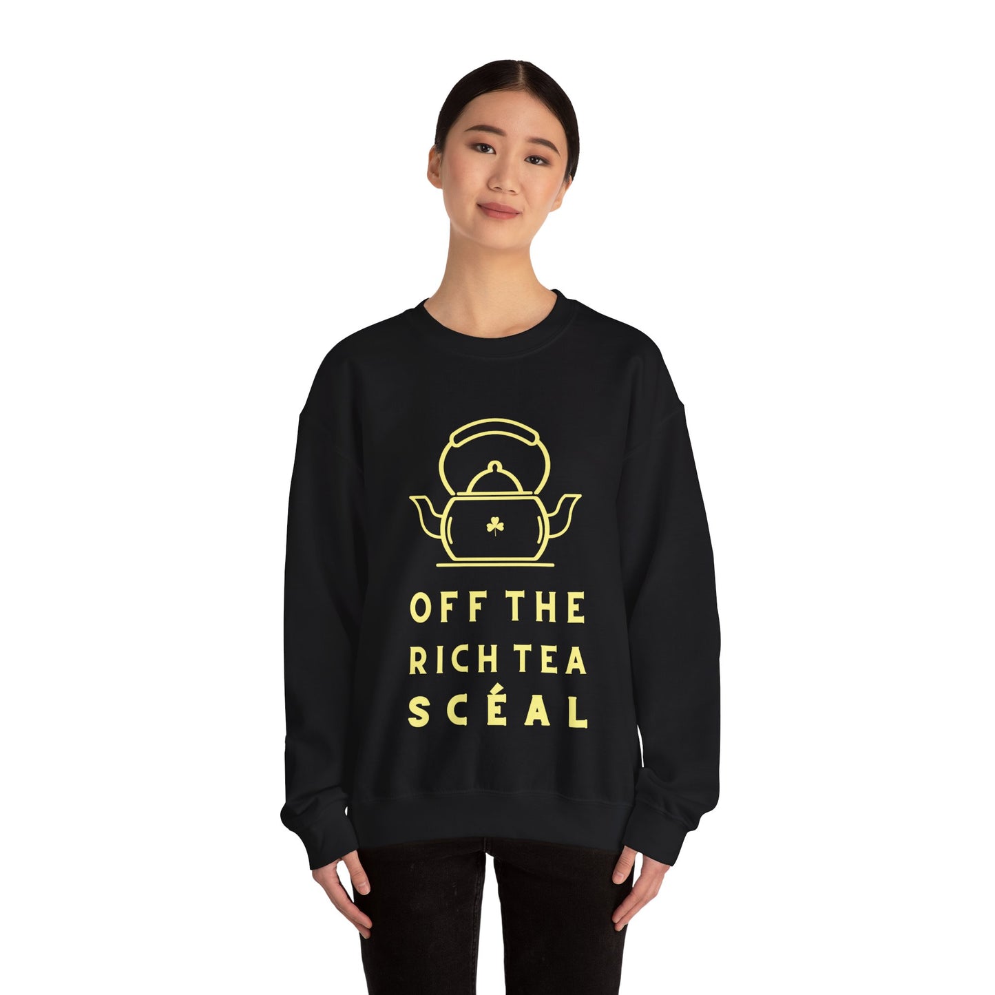 OFF THE RICH TEA SCÉAL Unisex Heavy Blend™ Crewneck Sweatshirt