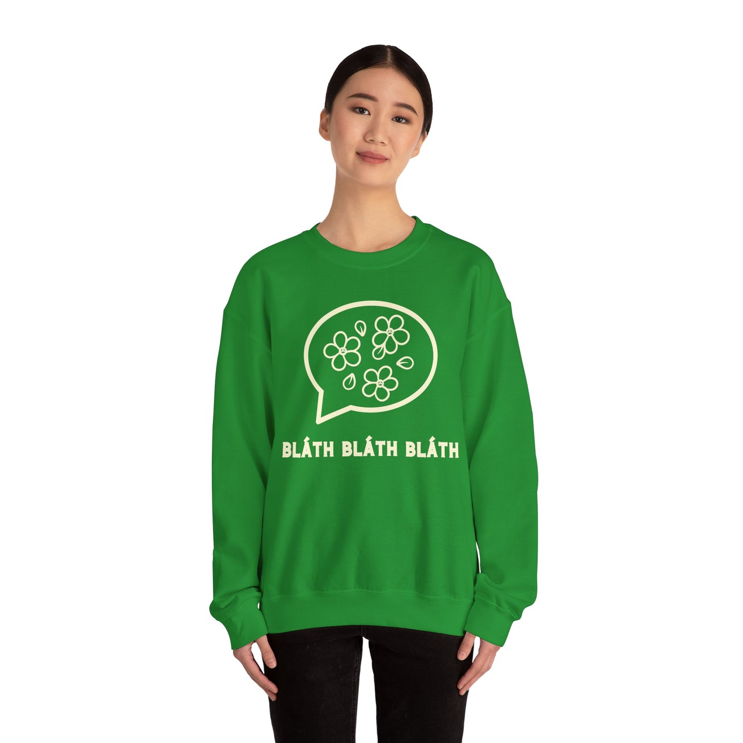 BLÁTH BLÁTH BLÁTH Unisex Heavy Blend  Crewneck Sweatshirt