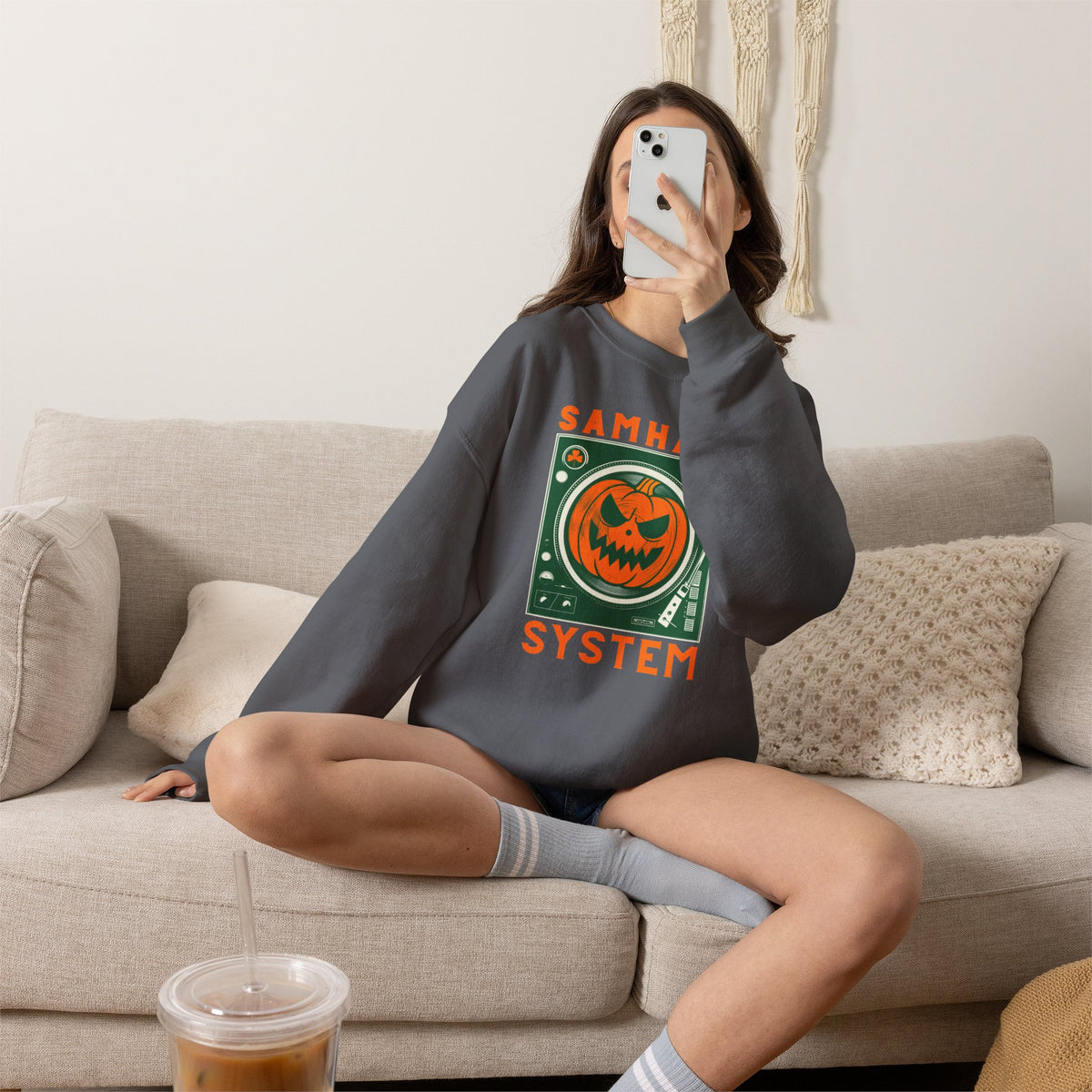 SAMHAIN SYSTEM Unisex Heavy Blend Crewneck Sweatshirt