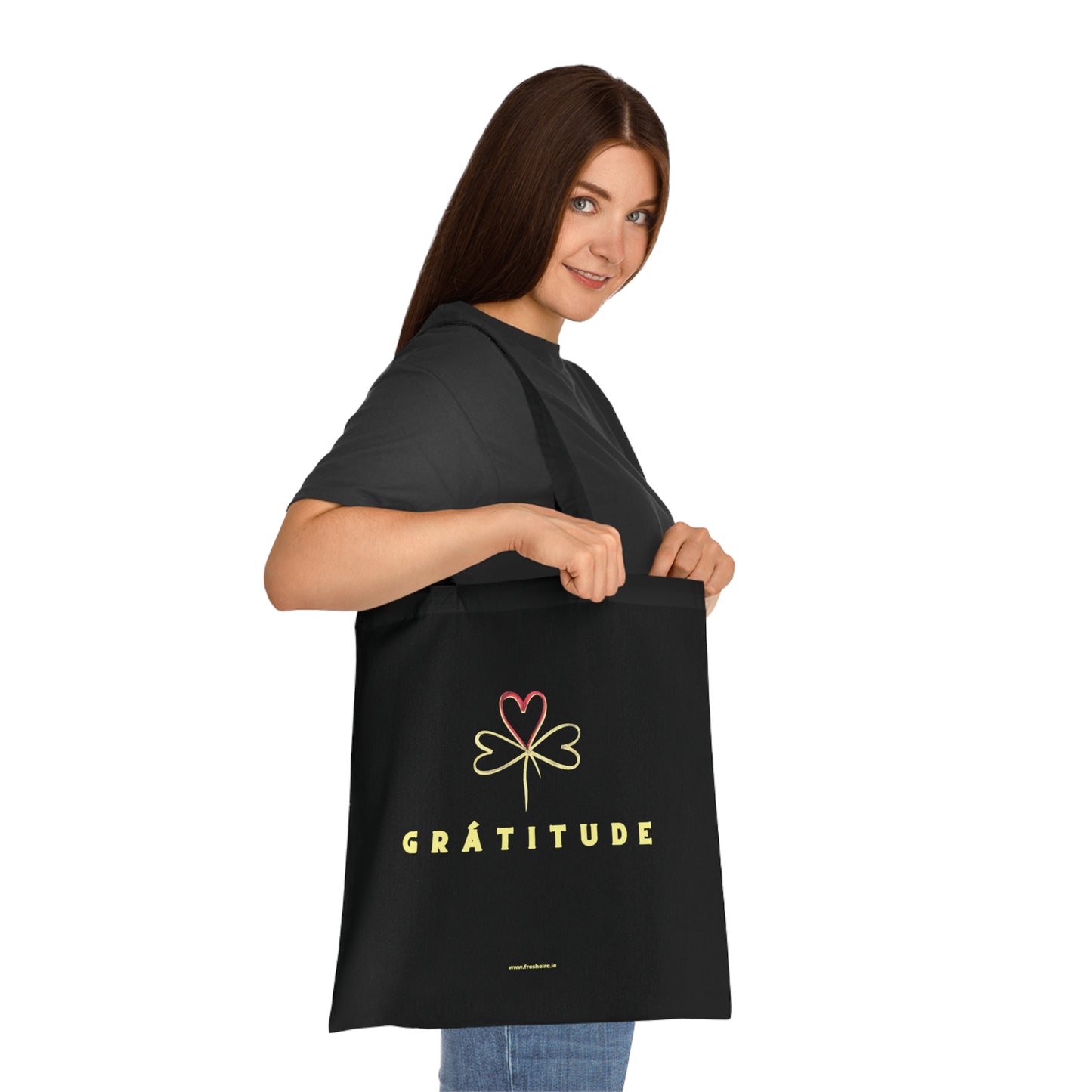 GRÁTITUDE Woven Tote Bag