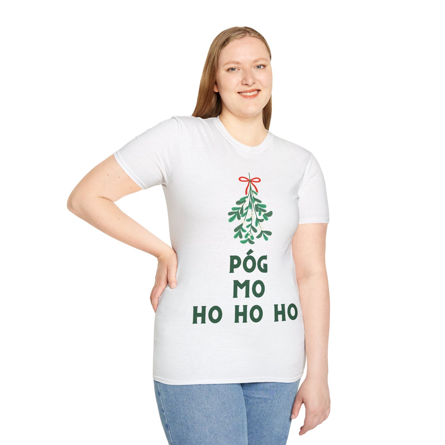 PÓG MO HO HO HO Unisex Softstyle 100% Cotton T-Shirt