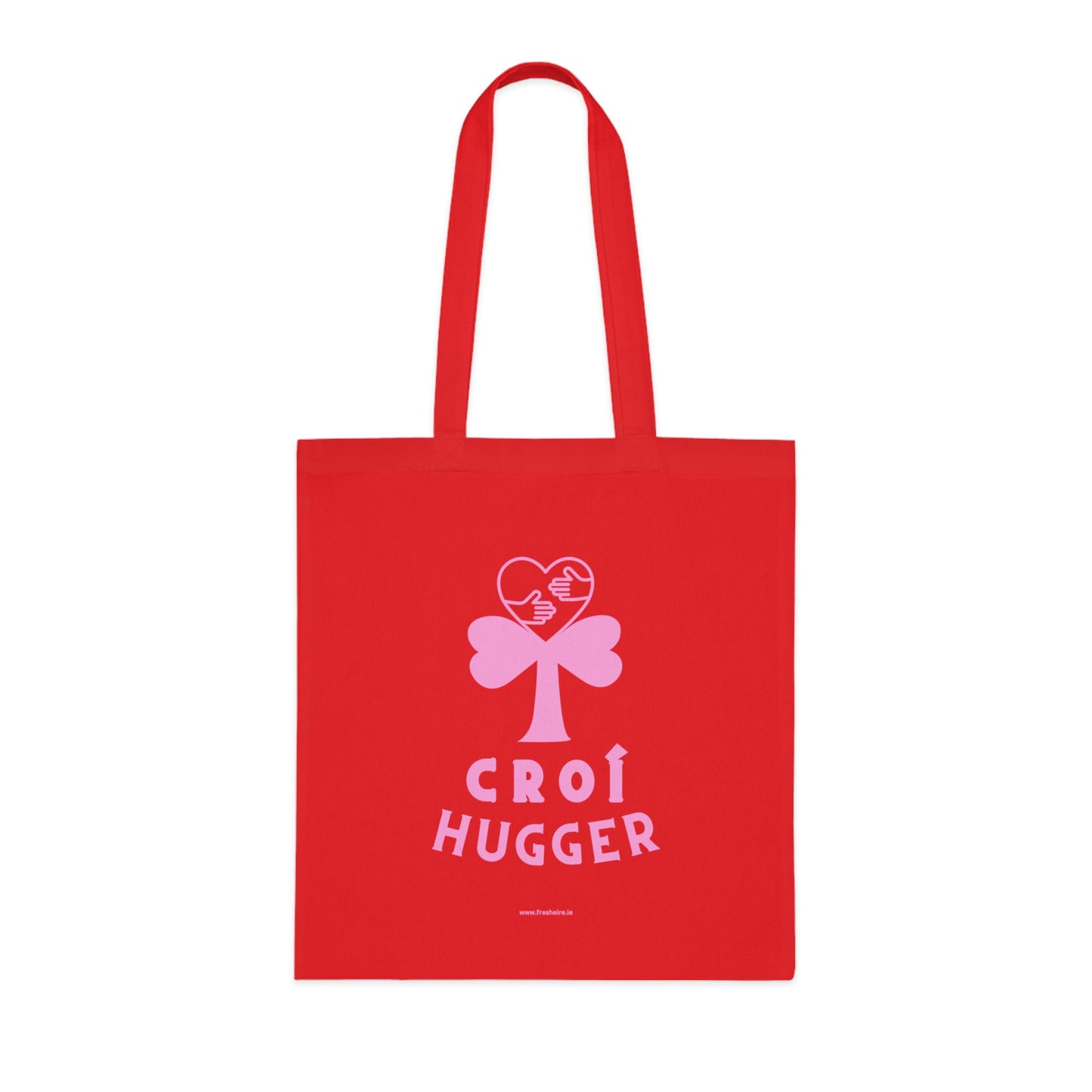 CROÍ HUGGER V DAY 100% Cotton Tote Bag