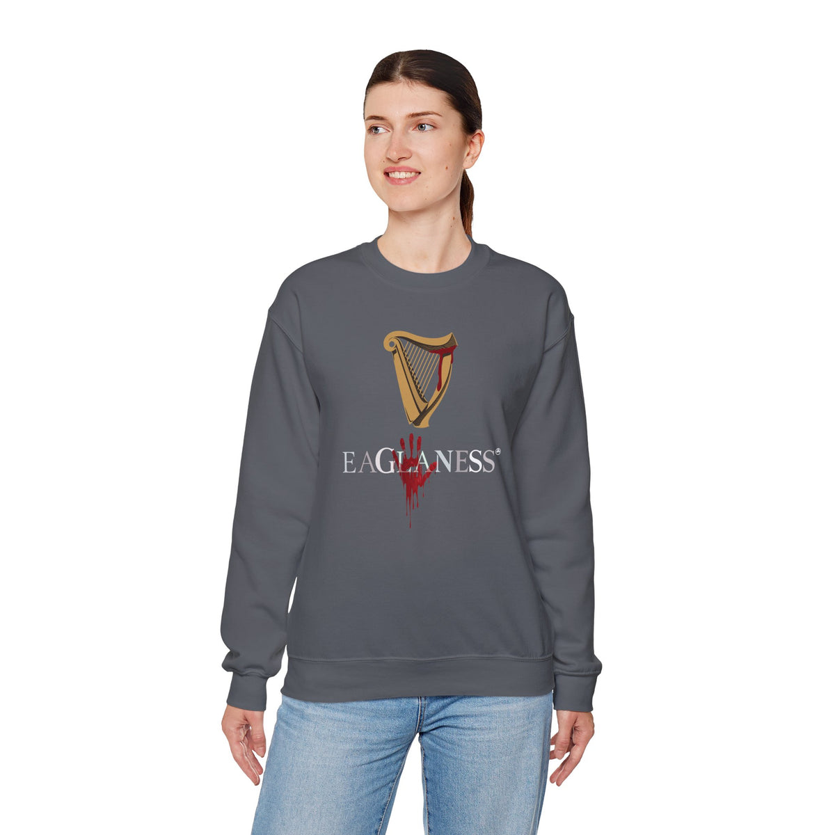 EAGLANESS Unisex Heavy Blend Crewneck Sweatshirt