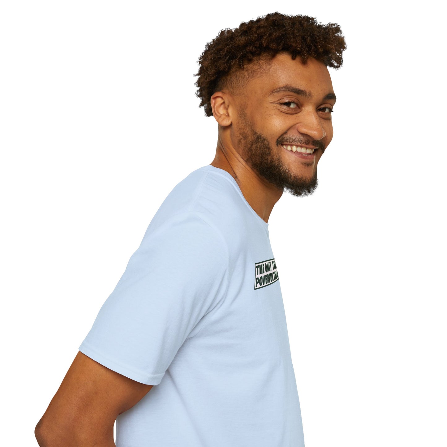 THE ONLY THING MORE POWERFUL THAN GRÁIN IS GRÁ  Unisex Softstyle 100% Cotton T-Shirt