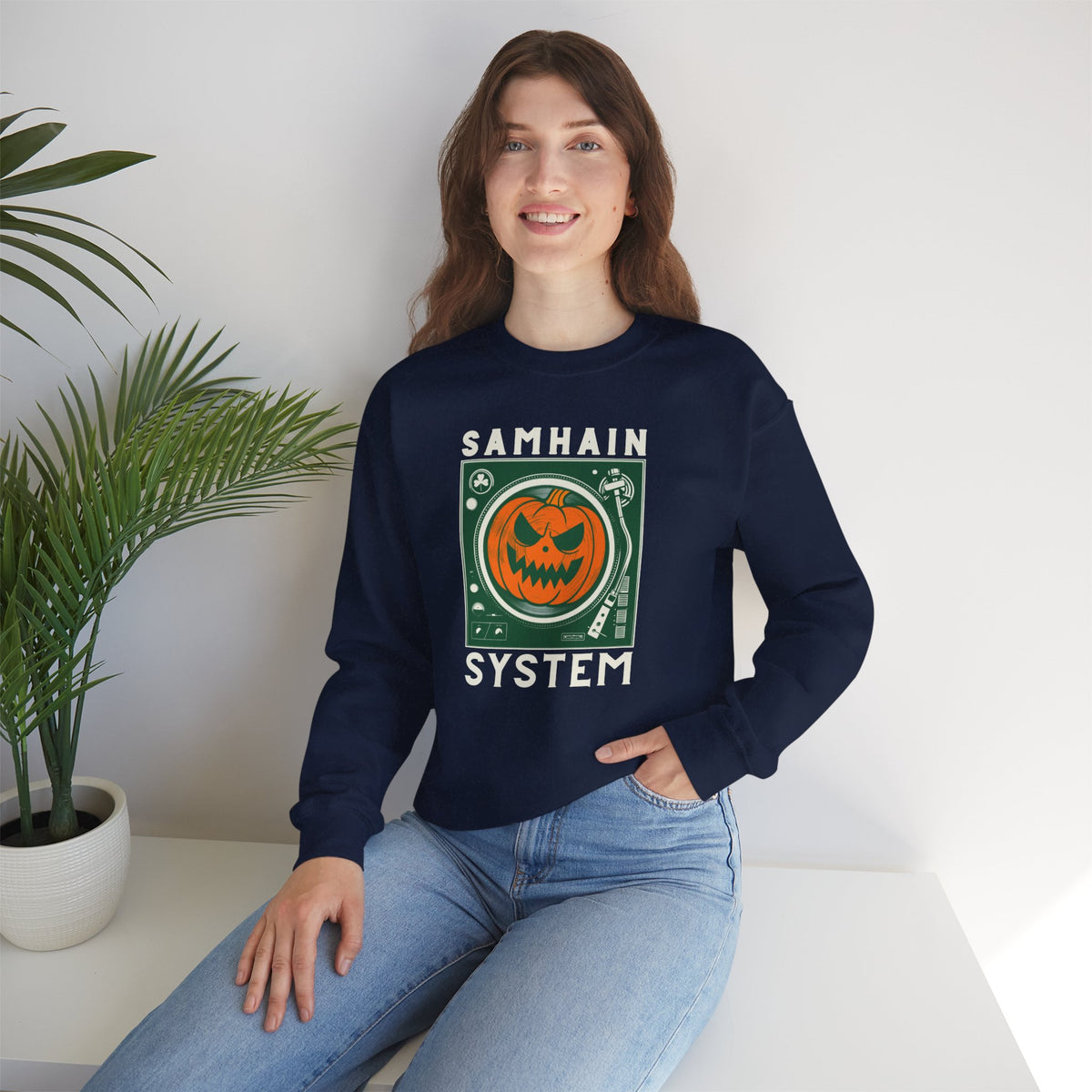 SAMHAIN SYSTEM Unisex Heavy Blend Crewneck Sweatshirt