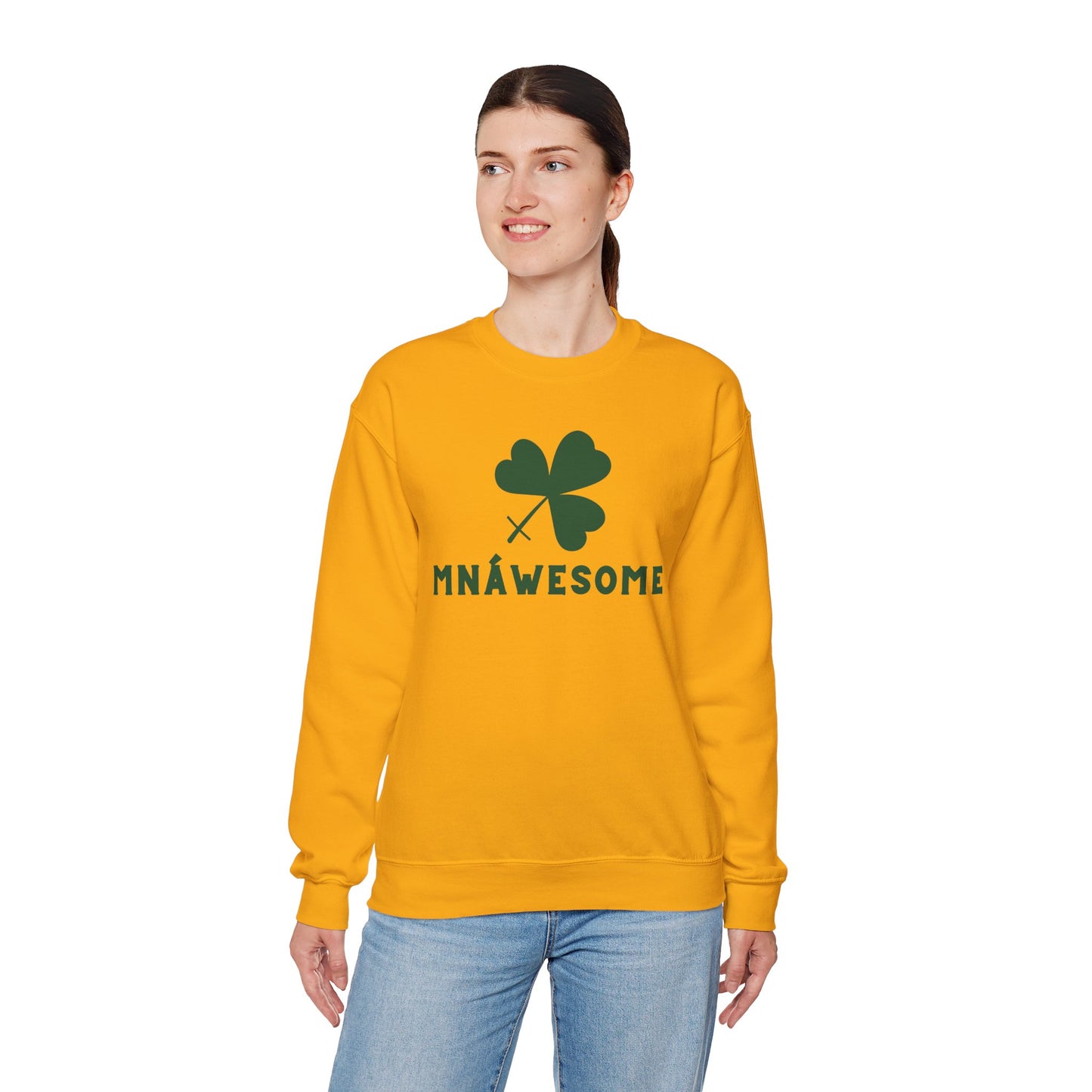MNÁWESOME Unisex Heavy Blend Crewneck Sweatshirt