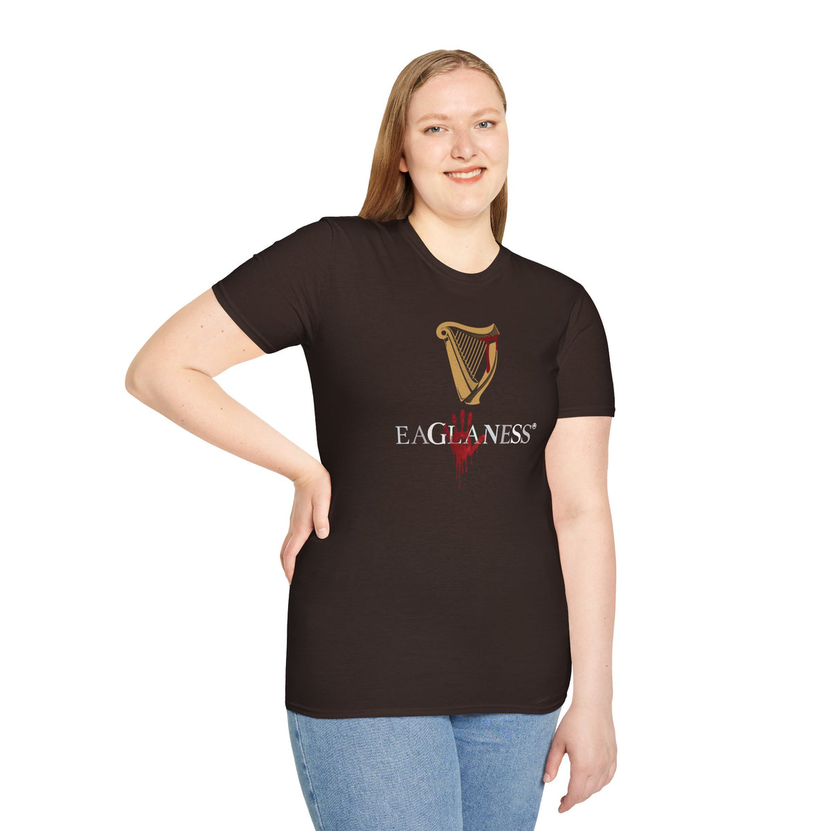 EAGLANESS 100% Cotton Unisex Softstyle T-Shirt