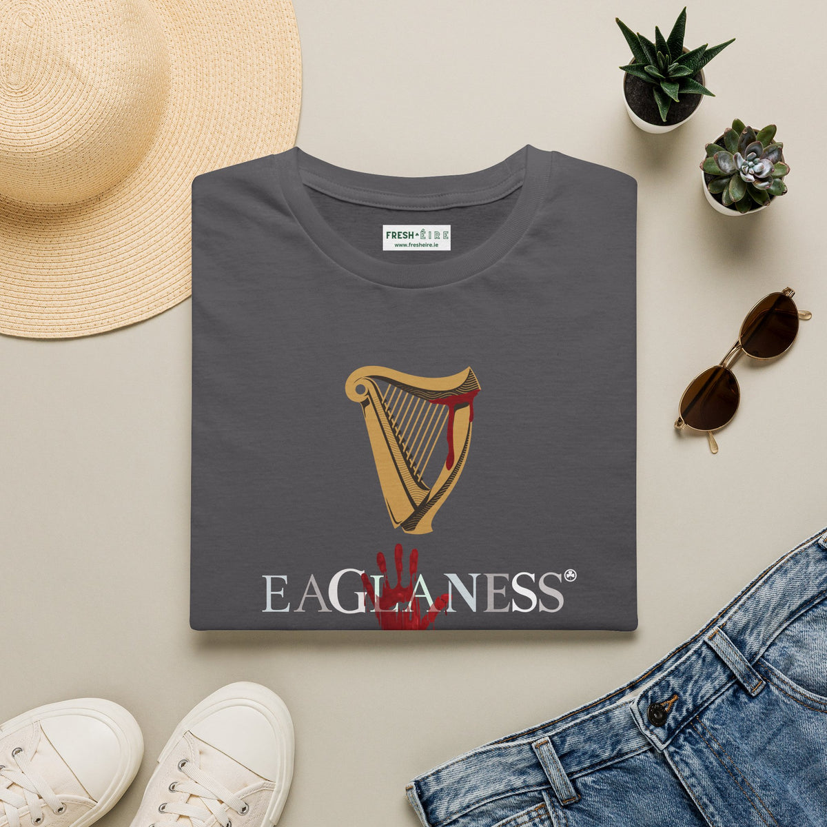 EAGLANESS 100% Cotton Unisex Softstyle T-Shirt
