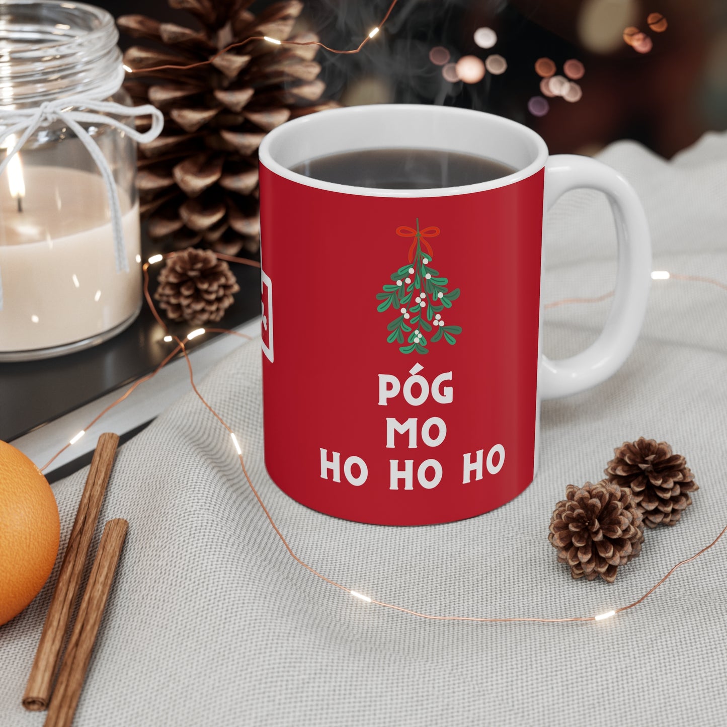 PÓG MO HO HO HO 33cl White Ceramic Mug