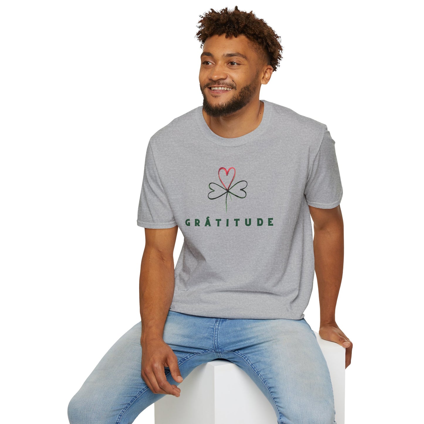 GRÁTITUDE Unisex Softstyle 100% Cotton T-Shirt