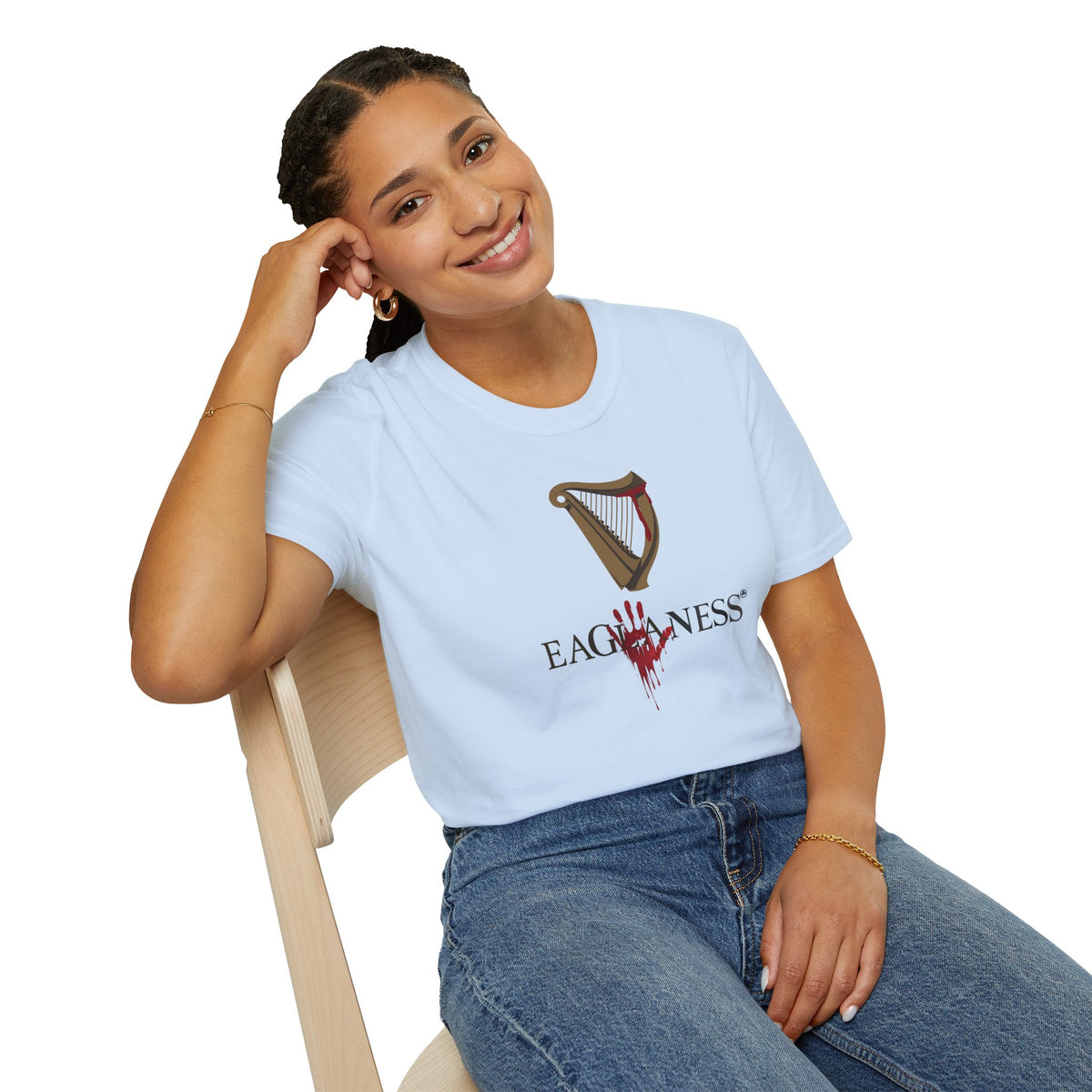 EAGLANESS 100% Cotton Unisex Softstyle T-Shirt