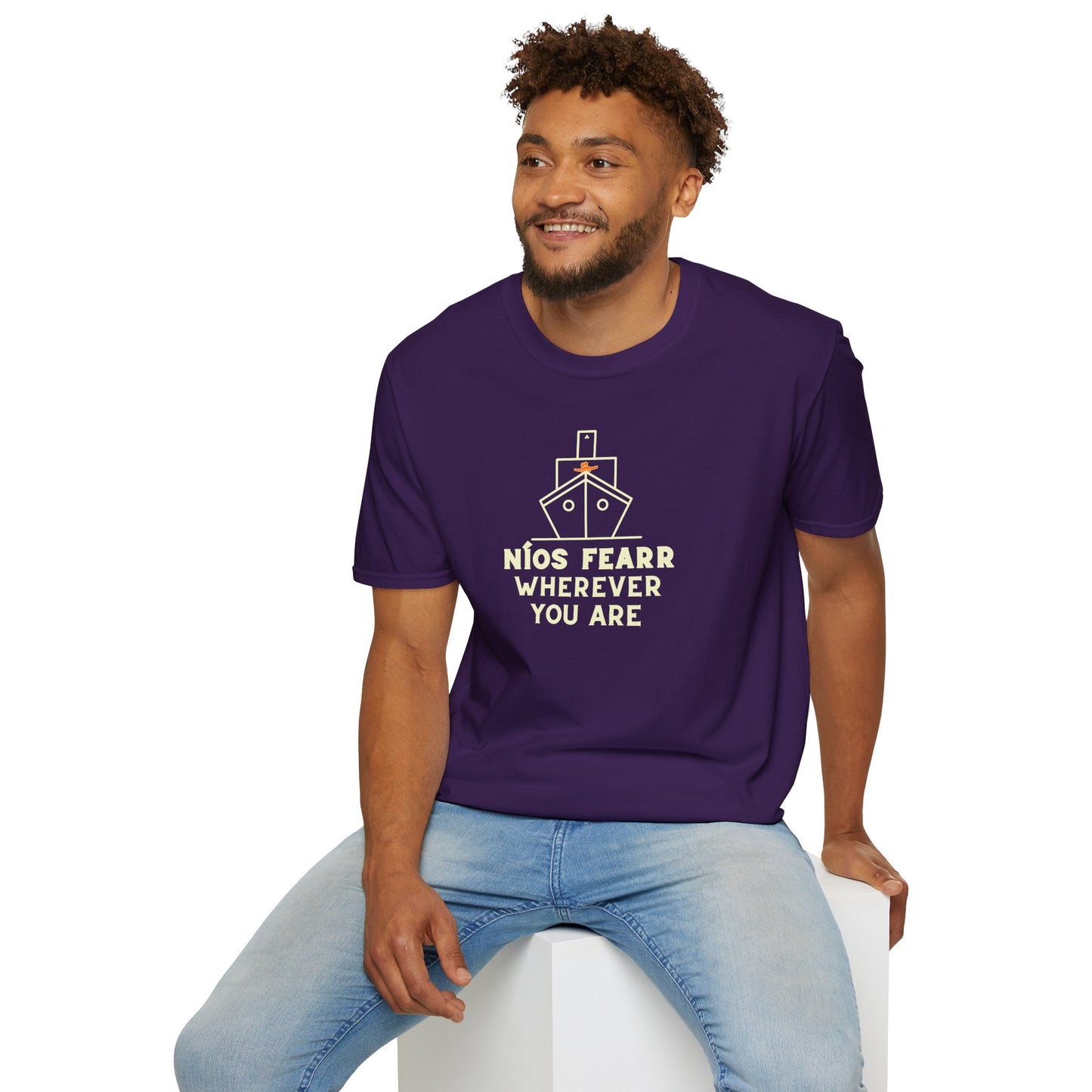 NÍOS FEARR WHEREVER YOU ARE Unisex Softstyle 100% Cotton T-Shirt