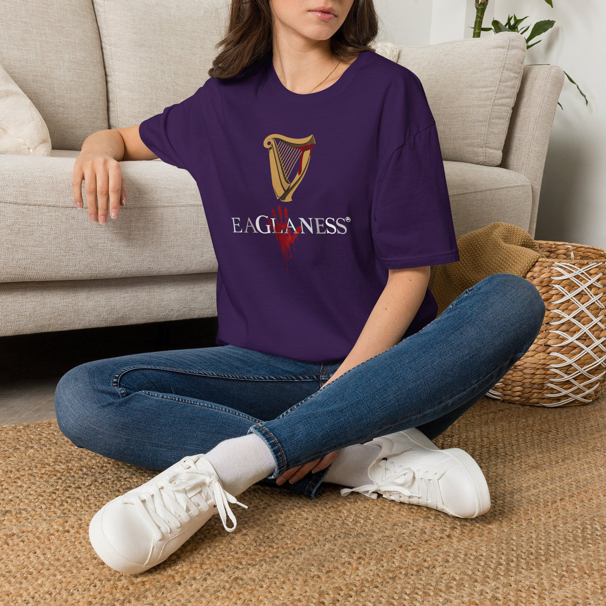 EAGLANESS 100% Cotton Unisex Softstyle T-Shirt