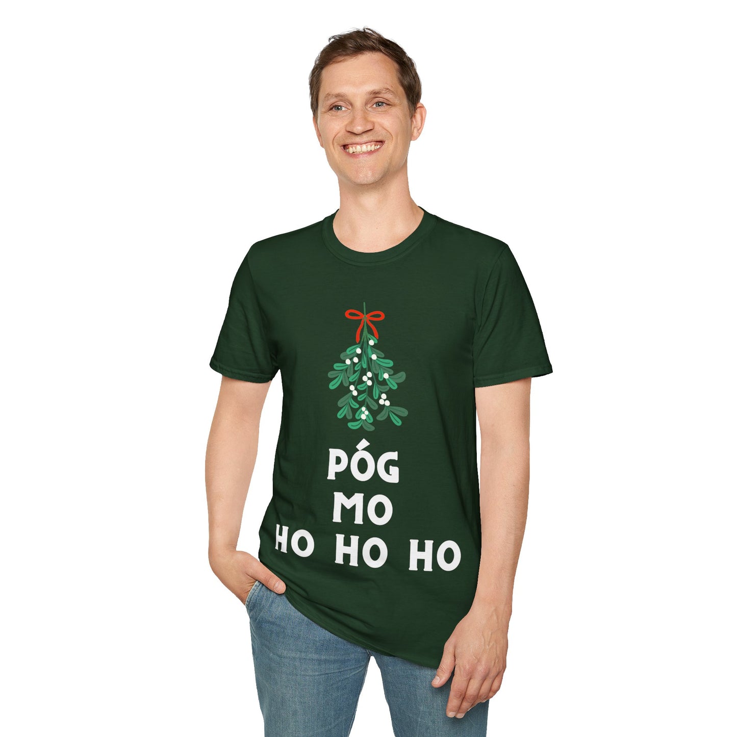 PÓG MO HO HO HO Unisex Softstyle 100% Cotton T-Shirt