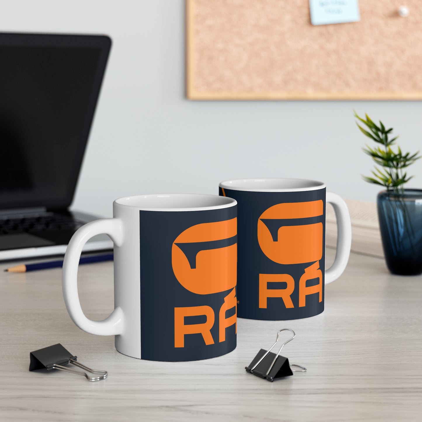 G-RÁ  33cl White Ceramic Mug