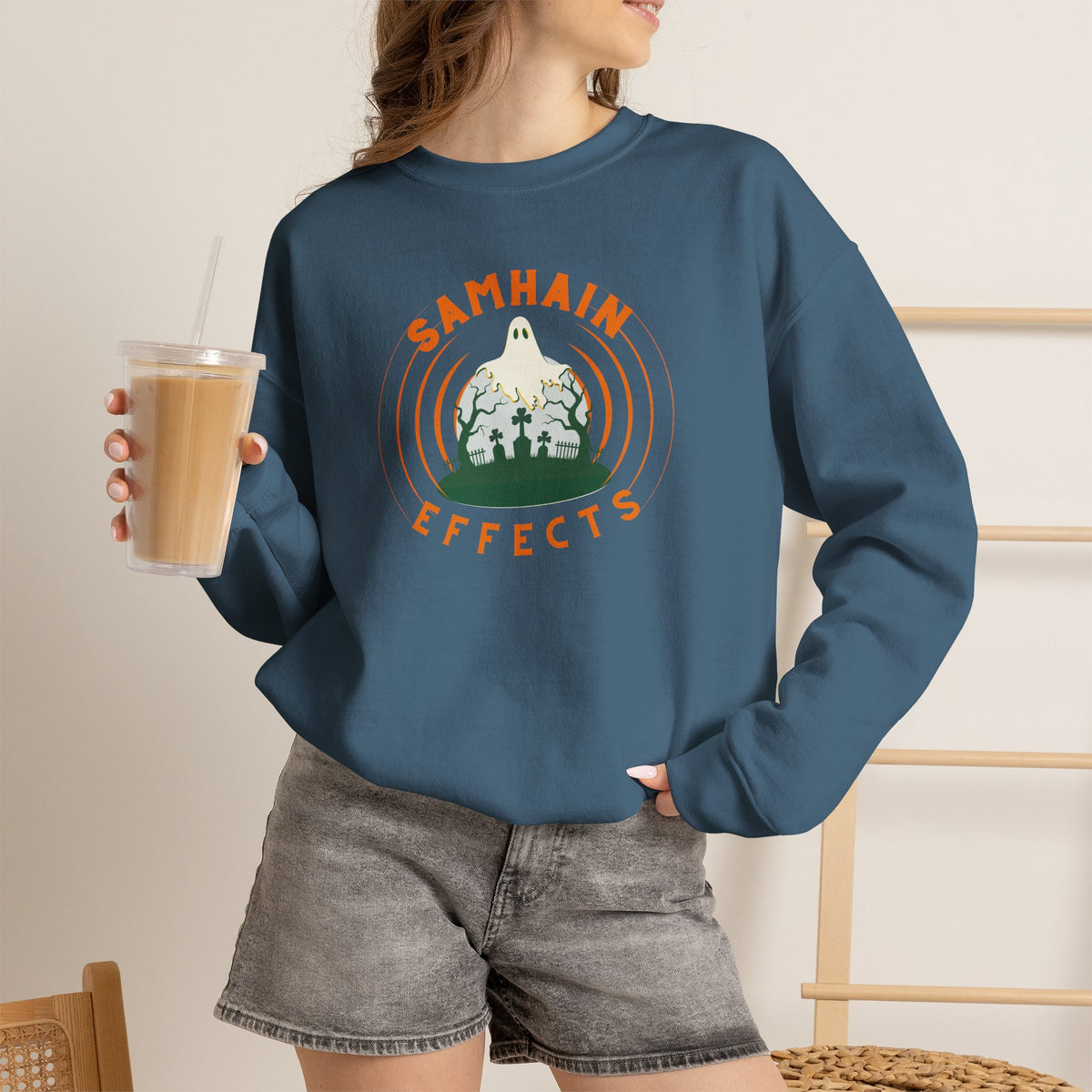 SAMHAIN EFFECTS Unisex Heavy Blend Crewneck Sweatshirt