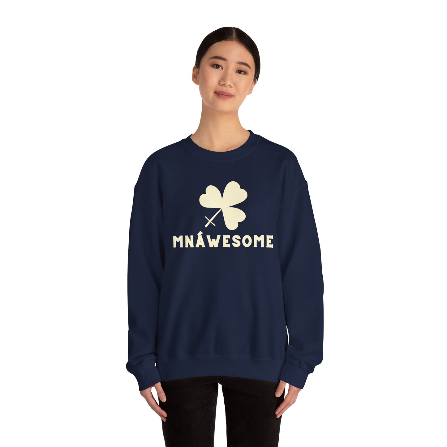 MNÁWESOME Unisex Heavy Blend Crewneck Sweatshirt