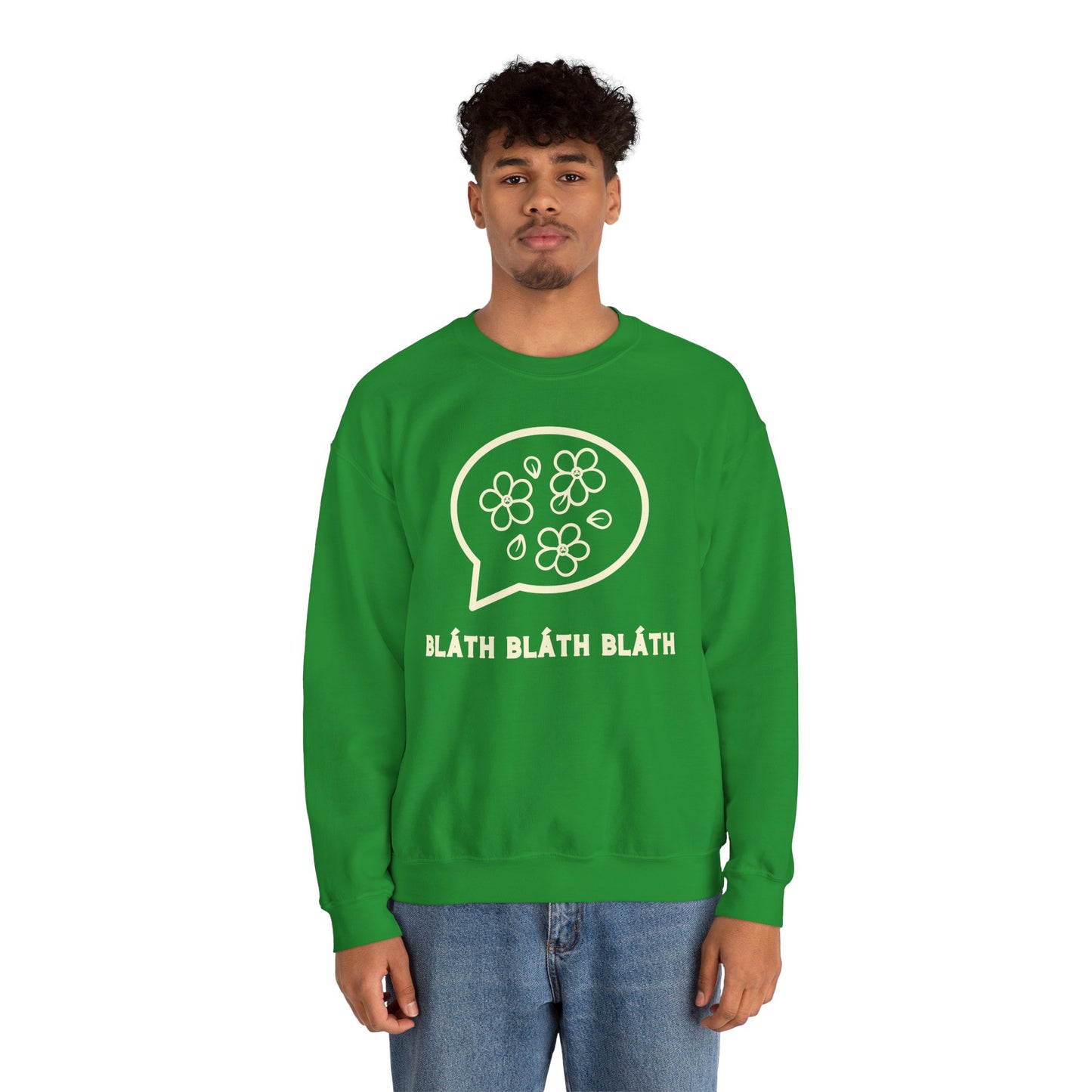 BLÁTH BLÁTH BLÁTH Unisex Heavy Blend  Crewneck Sweatshirt